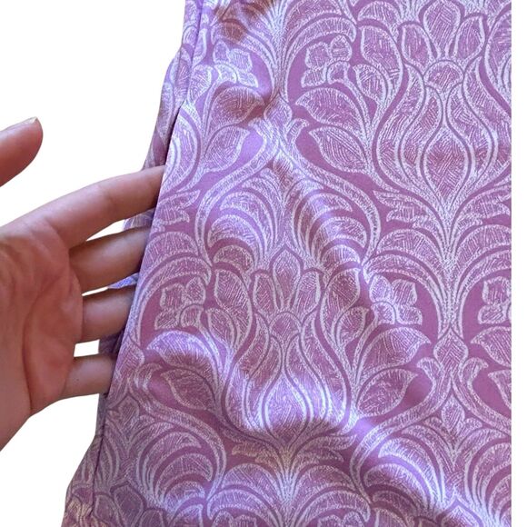 Laura Ashley Dress Size M Pink Floral Sleeveless Ruffle Pockets Golf Tennis - Picture 10 of 11